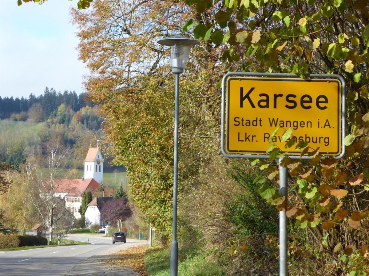 Erholungsraum Karsee - Ferienwohnung Wangen im Allgäu Kültér fotó